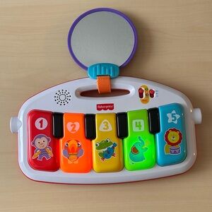 Fisher-Price baby piano baby Toy purple monkey